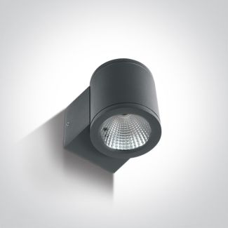 ONE LIGHT 67138E/AN/W Mavrogeia zewnętrzny cylinder ścienny antracyt 3000K 6W IP54