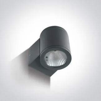 ONE LIGHT 67138E/AN/W Mavrogeia zewnętrzny cylinder ścienny antracyt 3000K 6W IP54