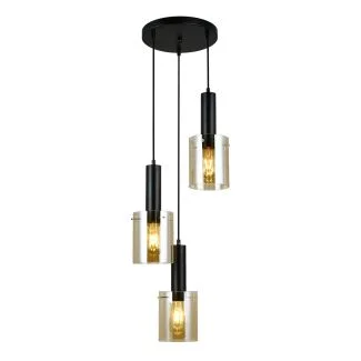 ITALUX Sardo PND-5581-3A-BK+AMB