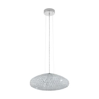 EGLO 95287 LAMPA CLEMENTE OPRAWA WISZĄCA HL/3 Ø540 CHROM/KRISTALL CLEMENTE