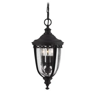 ELSTEAD ENGLISH BRIDLE FE/EB8/M BLK 3Lt Medium Chain Lantern