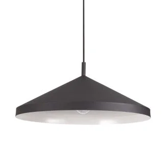IDEAL LUX 281582 YURTA SP1 D50 NERO LAMPA WISZĄCA czarny