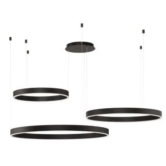 Luces Exclusivas DONDE LE43258 LAMPA WISZĄCA LED czarny