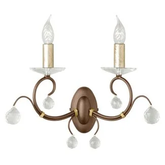 ELSTEAD LUNETTA LUN2 BRONZE 2Lt Wall Light