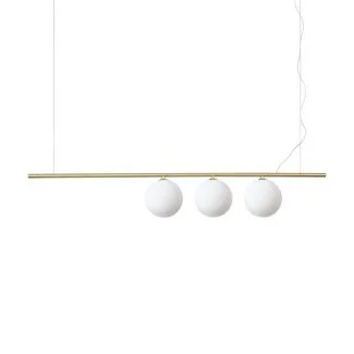 IDEAL LUX 282114 PERLINE SP3 OTTONE LAMPA WISZĄCA mosiądz