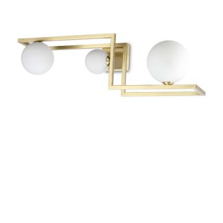 IDEAL LUX 284330 ANGOLO LAMPA SUFITOWA mosiądz