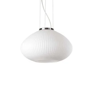IDEAL LUX 285184 PLISSE' SP1 D35 CROMO LAMPA WISZĄCA chrom