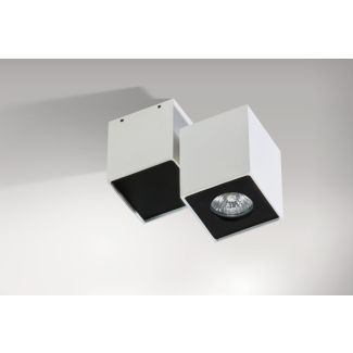 AZZARDO GM4102-WH-BK / AZ0791 Flavio (white/black) Lampa sufitowa