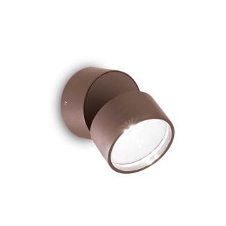 IDEAL LUX 285498 OMEGA AP ROUND COFFEE 4000K KINKIET brązowy