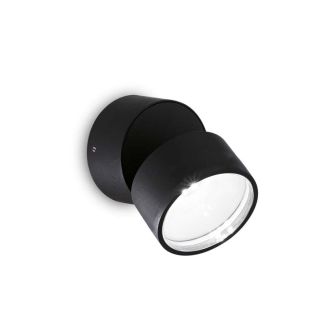 IDEAL LUX 285504 OMEGA AP ROUND NERO 4000K KINKIET czarny
