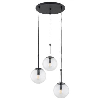 ALFA 28746 SEBIA BLACK PLAFON OP.OŚW. 3 PŁ E14