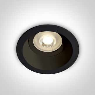 ONE LIGHT 10105D4/B Meladia czarny wpust z oprawką GU10 MR16 50W dark light