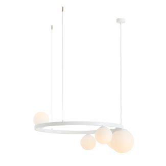 ALDEX 1099F_R LAMPA WISZĄCA GARDA 5 RING WHITE