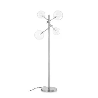 IDEAL LUX 290959 EQUINOXE PT4 CROMO LAMPA PODŁOGOWA chrom