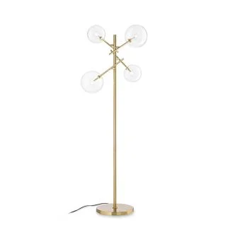 IDEAL LUX 290966 EQUINOXE PT4 OTTONE LAMPA PODŁOGOWA mosiądz