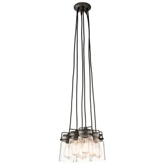 ELSTEAD Brinley KL-BRINLEY6-OZ 6 Light Pendant - Olde Bronze