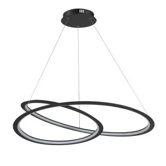 Step into design ST-8826P/B Lampa wisząca SPIRELLO ledowa czarna 80 cm