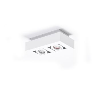 AZZARDO AZ4434 NIKEA 2 GU10 WH TECHNICAL EXPOSED DOWNLIGHT WHITE