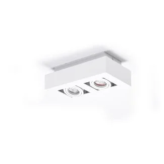 AZZARDO AZ4434 NIKEA 2 GU10 WH TECHNICAL EXPOSED DOWNLIGHT WHITE