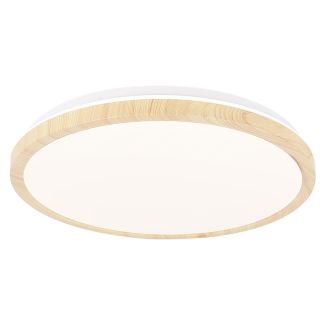 CANDELLUX 14-75260 LAMPA SUFITOWA GANDAVA PLAFON 36W LED BIAŁO DREWNIANY 4000K