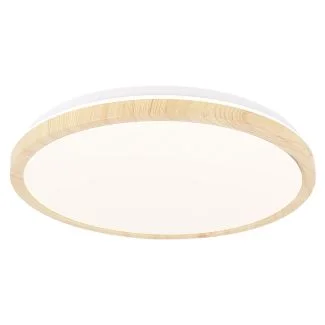 CANDELLUX 14-75260 LAMPA SUFITOWA GANDAVA PLAFON 36W LED BIAŁO DREWNIANY 4000K