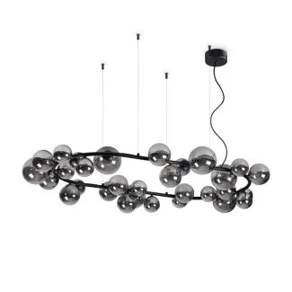 IDEAL LUX 296753 PERLAGE SP30 FUME' LAMPA WISZĄCA dymiony
