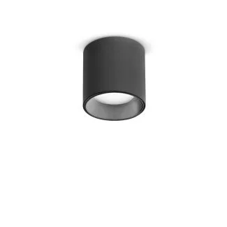 IDEAL LUX 299402 DOT PL ROUND NERO 3000K LAMPA SUFITOWA czarny