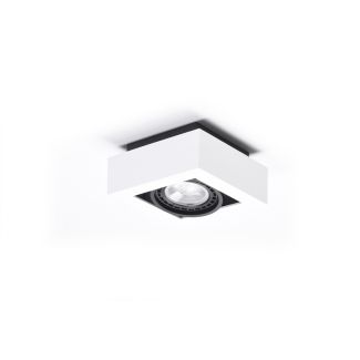 AZZARDO AZ4436 NIKEA 1 ES111 WH/BK TECHNICAL EXPOSED DOWNLIGHT WHITE / BLACK