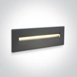 ONE LIGHT 68066/AN/W Simi 3 ścienna oprawa antracyt do wbudowania LED 3000K 8,5W IP65