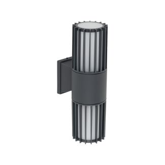 TK-LIGHTING 11507 RIBO GRAY KINKIET IP54 2XE27