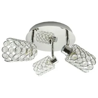 CANDELLUX 98-00125 YORK PLAFON 3X40W G9 CHROM