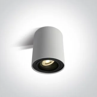ONE LIGHT 12105Y/W Nemea biała oprawa sufitowa z oprawką GU10 MR16 10W