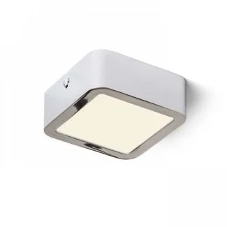 RENDL R12807 HUE SQ 9 sufitowa chrom 230V LED 6W 3000K