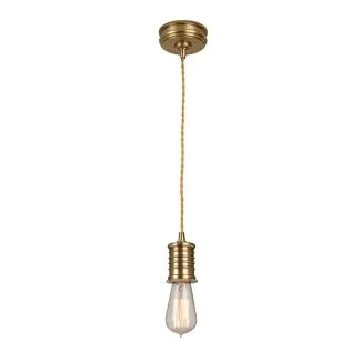 ELSTEAD Douille DOUILLE-P-AB 1 Light Pendant - Aged Brass