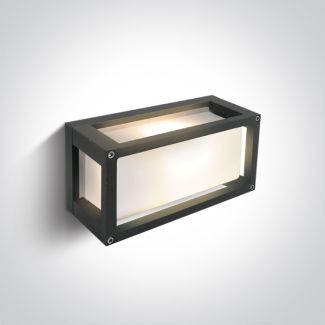 ONE LIGHT 67420/AN Psofida zewnętrzny kinkiet antracyt E27 IP54