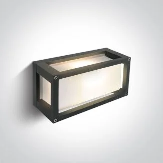 ONE LIGHT 67420/AN Psofida zewnętrzny kinkiet antracyt E27 IP54