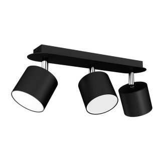 MILAGRO MLP7601 Lampa sufitowa DIXIE BLACK 3xGX53