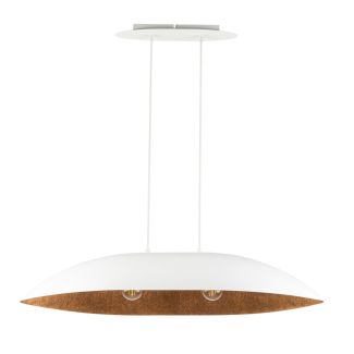 SIGMA 40639 lampa wisząca Gondola M biały/miedziany