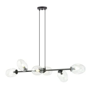 EMIBIG 1262/6 LAMPA SUFITOWA PANDORA 6 BL TRANSPARENT