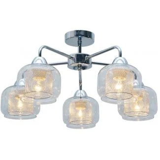 CANDELLUX 35-67104 RAY AMPLA 5X40W E14 CHROM