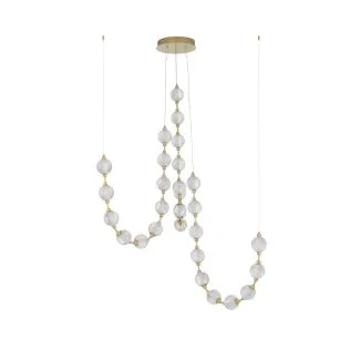 Luces Exclusivas CANA LE42697 LAMPA WISZĄCA LED złoty