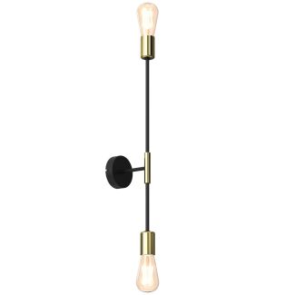 LUMINEX 3905 oprawa sufitowa Flame żyrandol czarny złoty