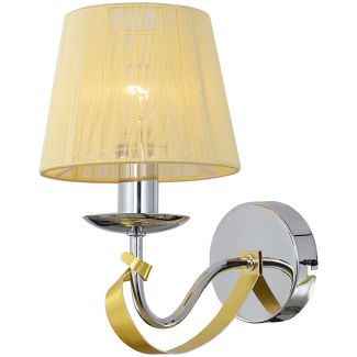 CANDELLUX 21-55040 DIVA KINKIET 1X40W E14 CHROM/MIEDŹ
