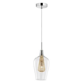 Luces Exclusivas ZARZA LE41845 LAMPA WISZĄCA złoty