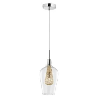 Luces Exclusivas ZARZA LE41845 LAMPA WISZĄCA złoty