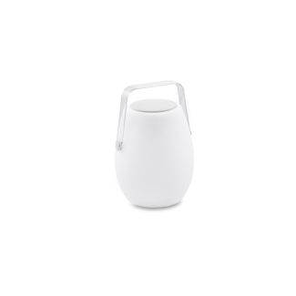 AZZARDO AZ4664 BOOMBOX MEDIUM DECORATIVE TABLE / SPEAKER WHITE