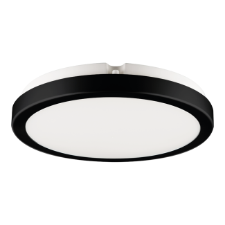 MILAGRO EKP0473 Plafon Vera 24W 4000K Czarny IP65