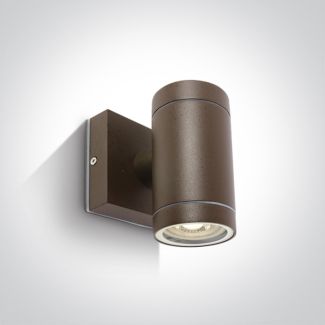 ONE LIGHT 67130E/BR Lido K1 brązowy zewnętrzny cylinder ścienny 35W MR16 GU10