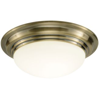 DAR BAR5275 BARCLAY SMALL FLUSH IP44 ANT BRA