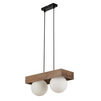SIGMA 33664 lampa wisząca Bloom 2 zwis czarny brązowy